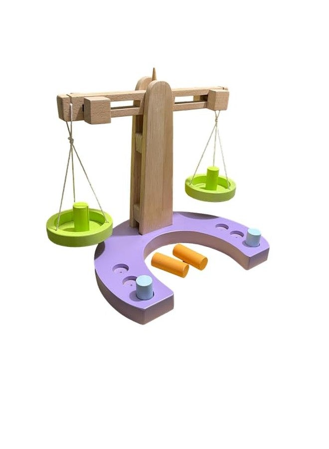 Kinder Creative Wooden Weighing Scale for Kids,Maze Game Weather Calendar Clock Puzzle,Geometrical Column Blocks for Toddlers, Educational Puzzle and Toys for Kids Pack of 3 - Image 3